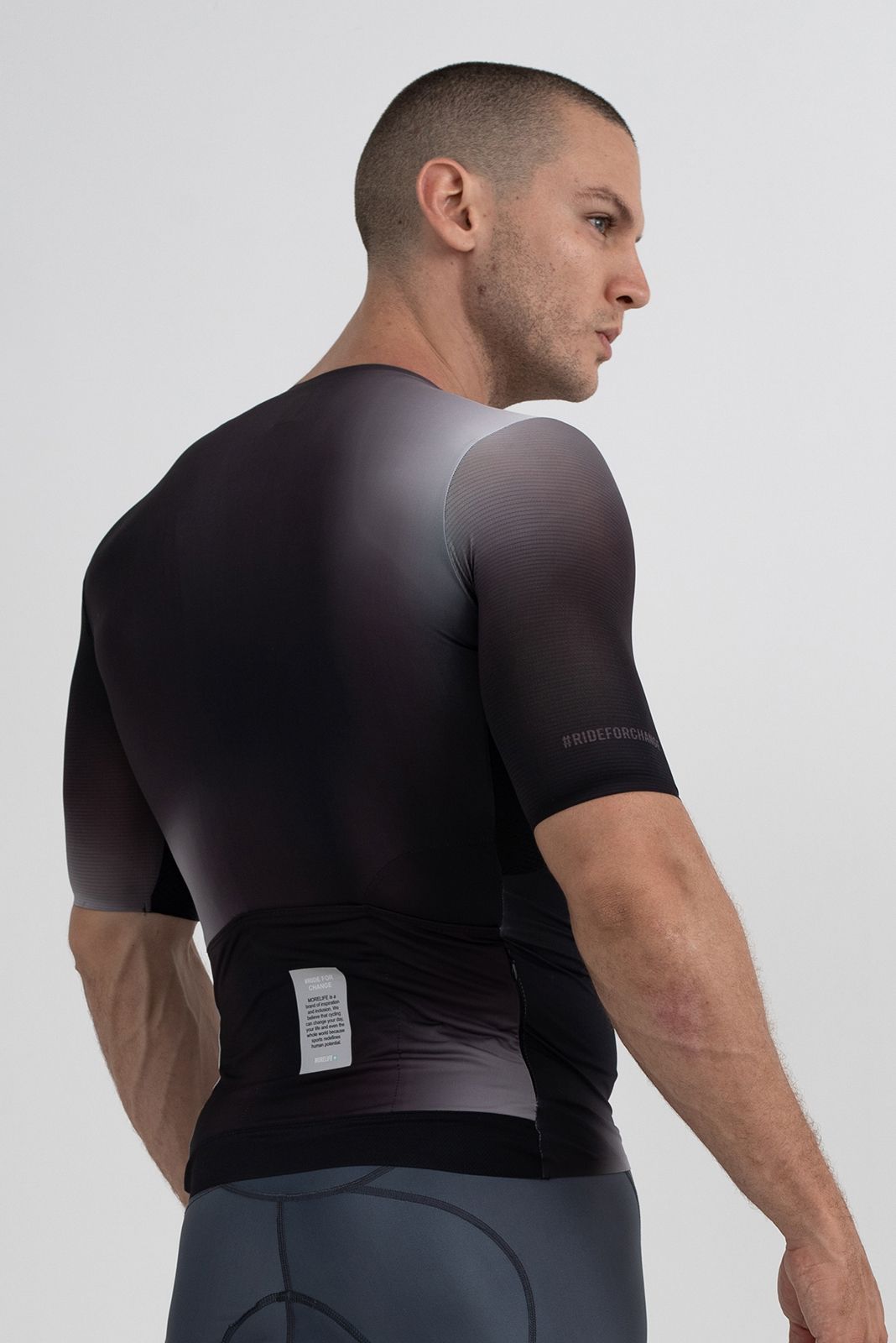 Jersey Unisex Compress Pro Degrade Negro