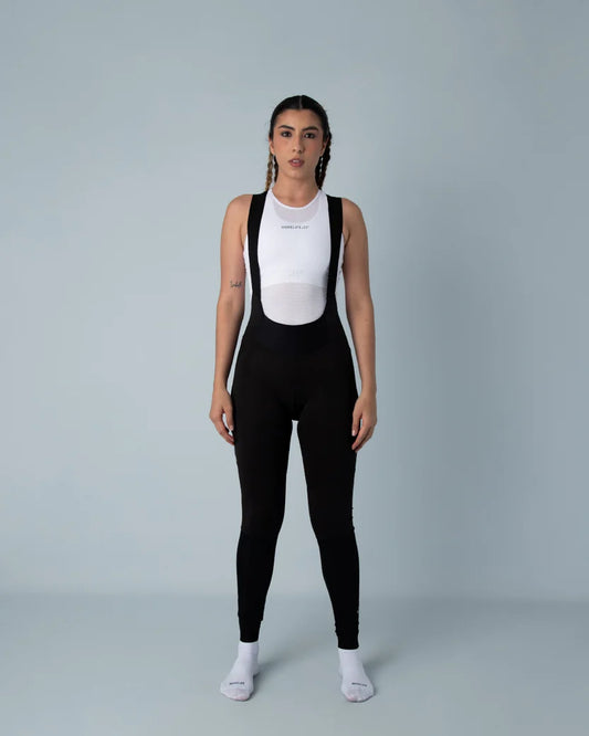 Bib Short Winter Negro Mujer