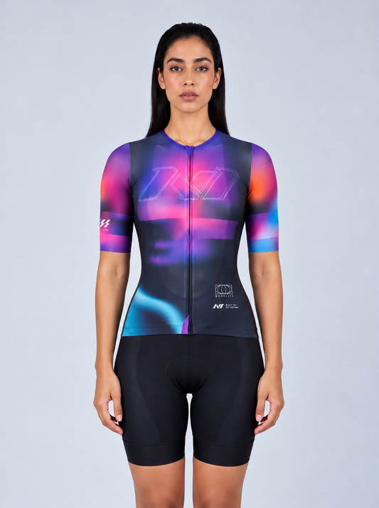 Jersey Unisex Racing Pro Negro Morado