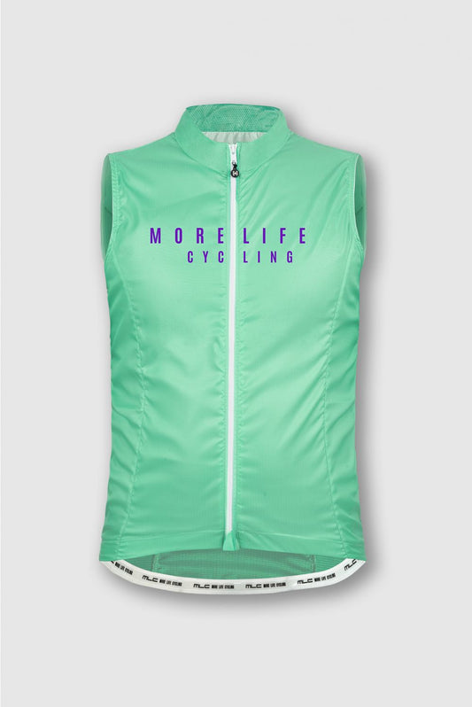 Chaleco Rompevientos Unisex Aquamarine