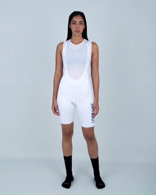 Bib Short Infinite Blanca Mujer
