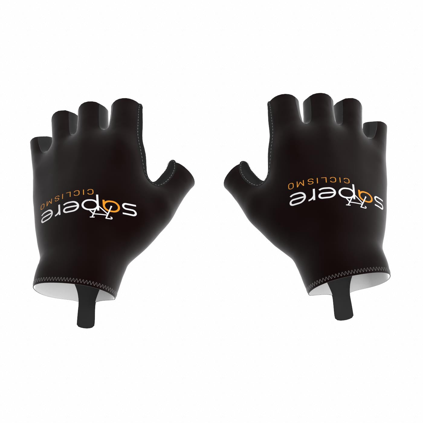 Guantes Negros Sapere Ciclismo