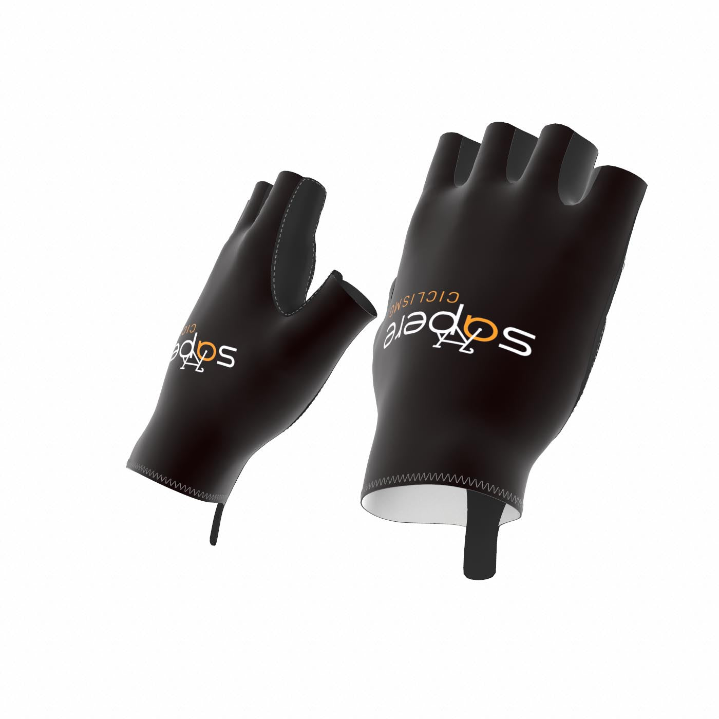 Guantes Negros Sapere Ciclismo