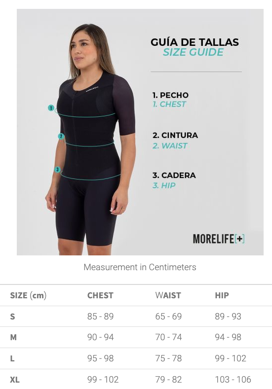 Trisuit Pro con Manga Negro Mujer