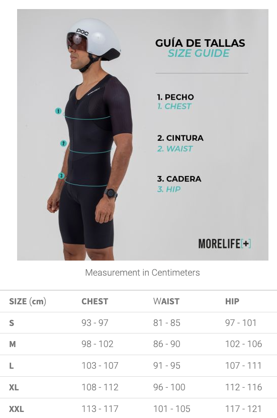 Trisuit Pro sin Manga Negro Hombre