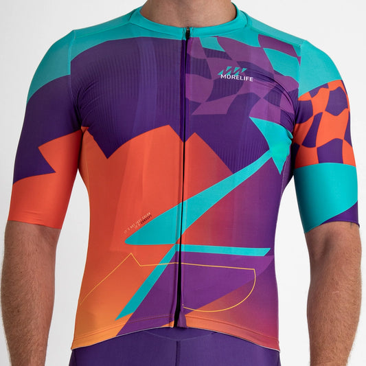Jersey Unisex Competition Abstracto Morado