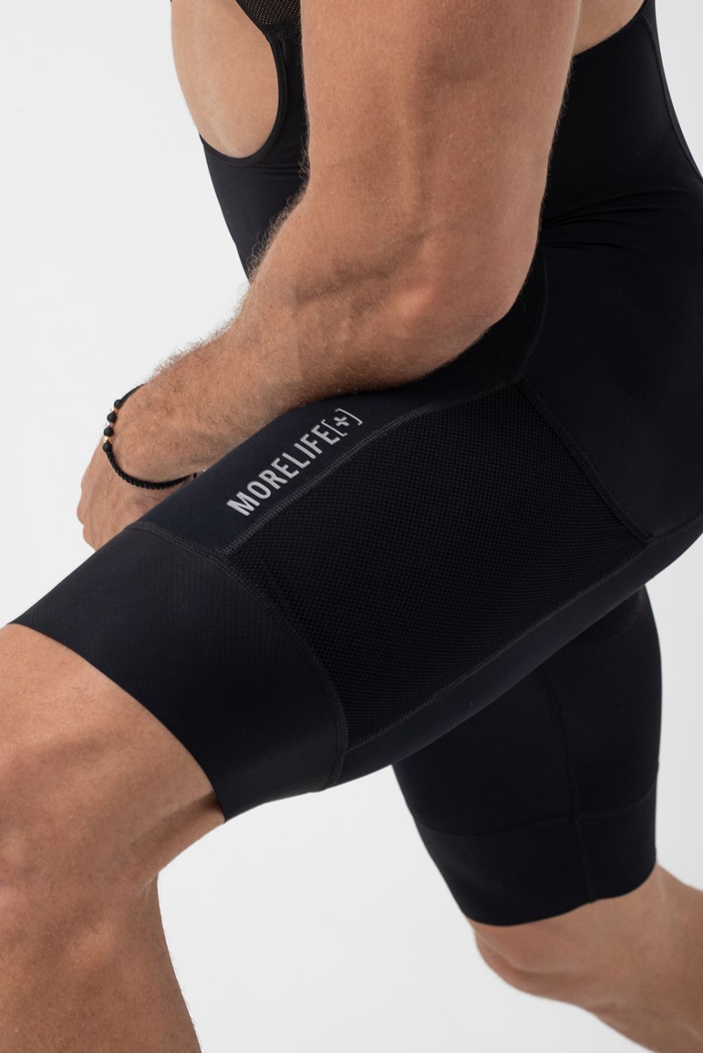 Bib Short Cargo Negro Hombre