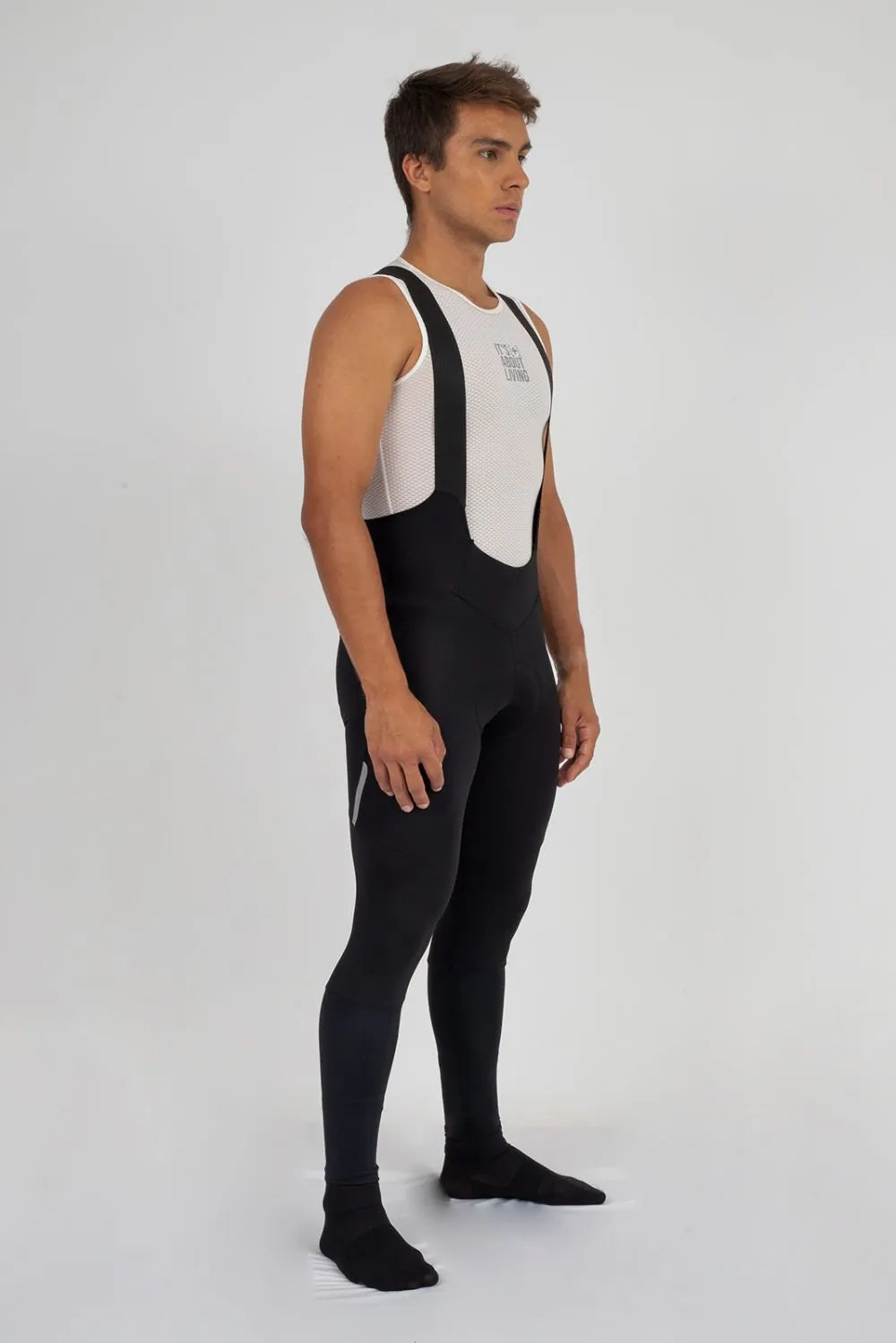 Bib Short Winter Negro Hombre