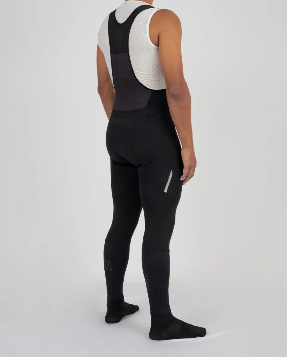 Bib Short Winter Negro Mujer