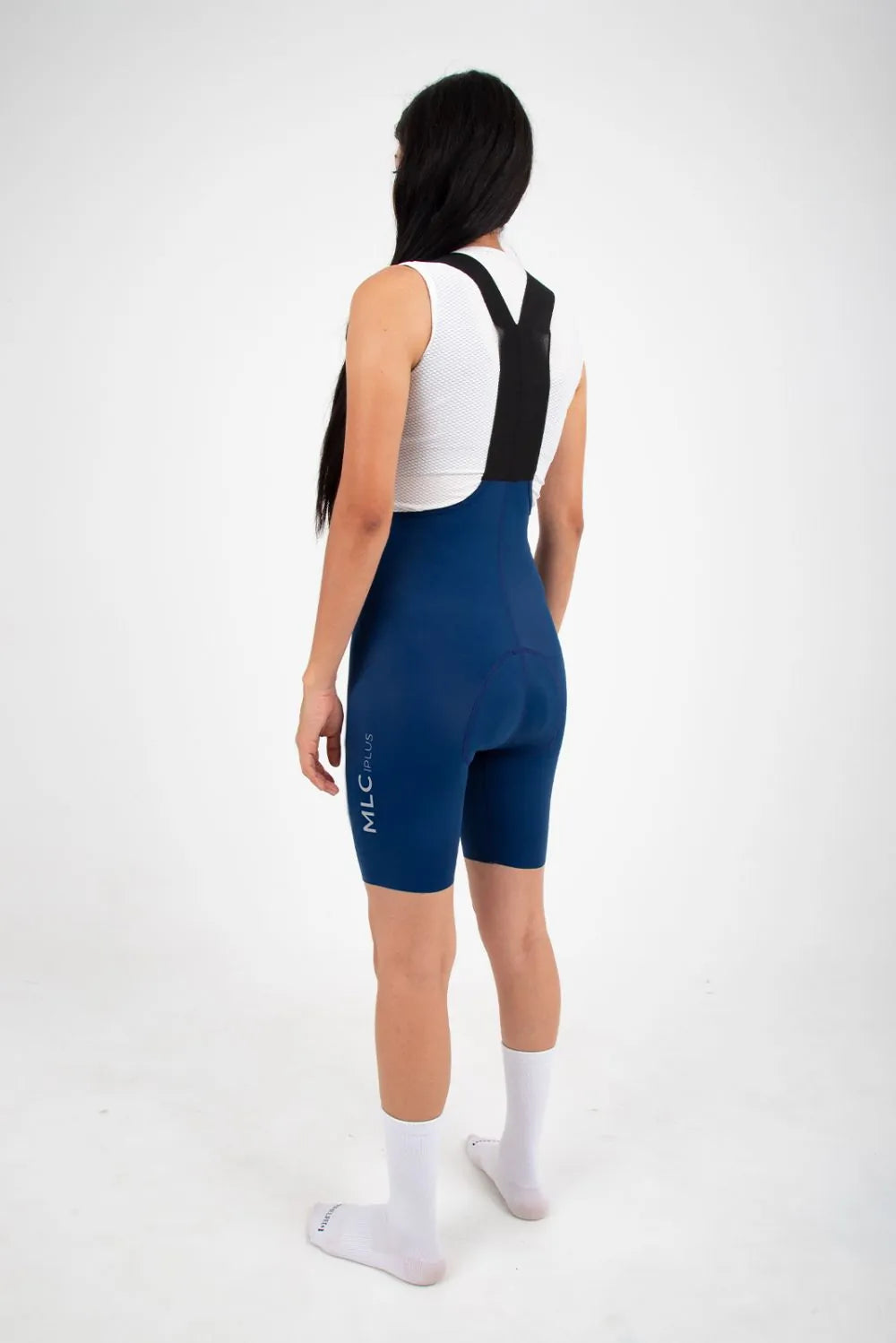 Bib Short Unlimited Azul Oscuro Mujer