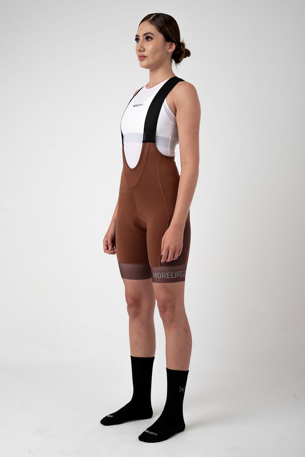 Bib Short Cargo Café Mujer