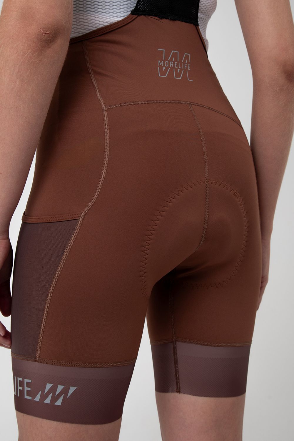 Bib Short Cargo Café Mujer