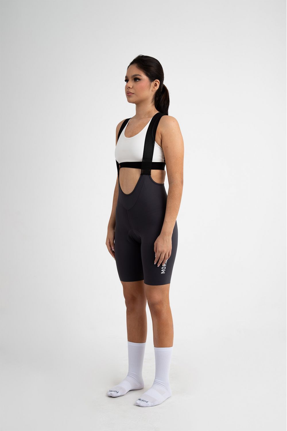 Bib Short Unlimited Gris Mujer