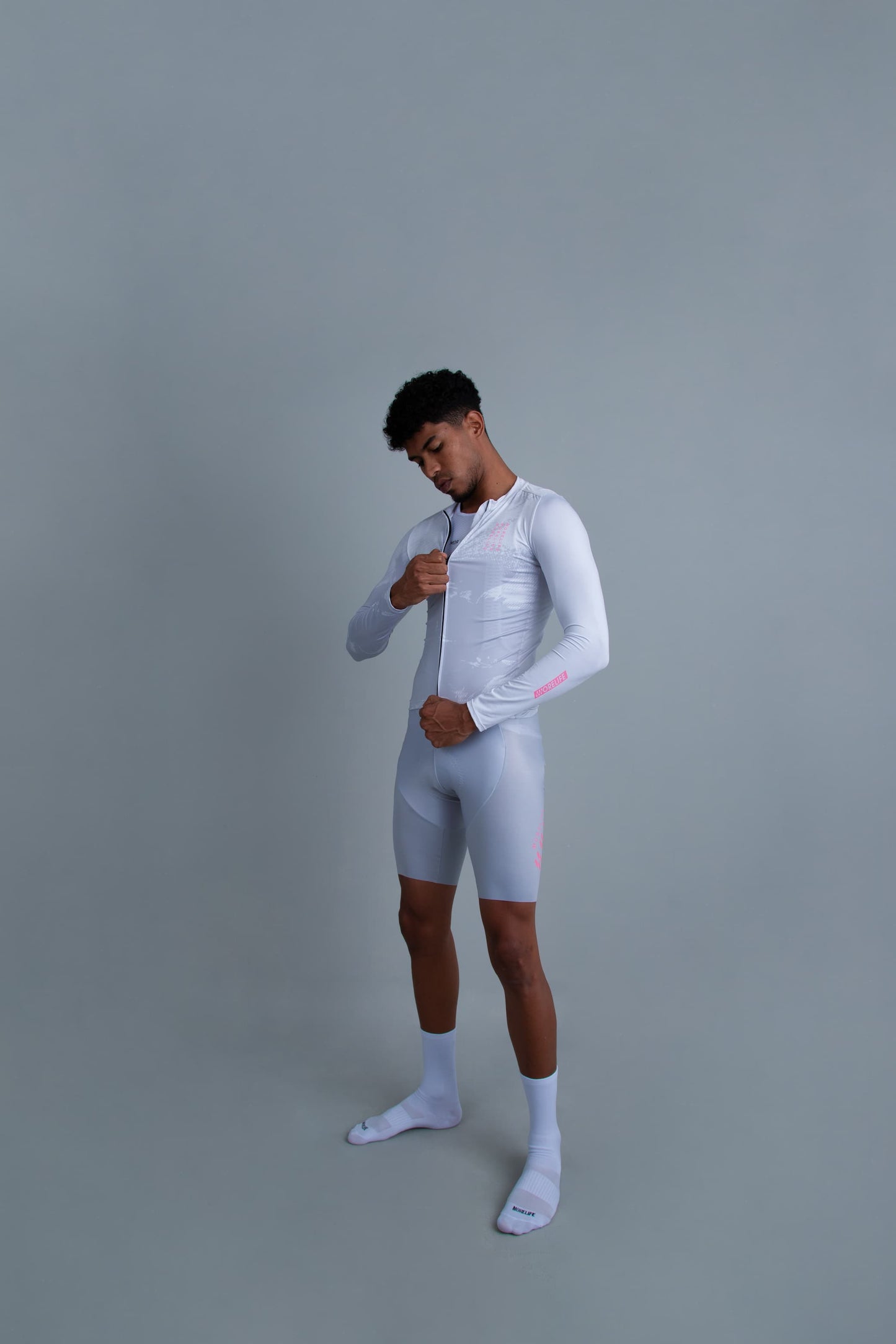 Jersey Unisex Competition Gris Claro Manga Larga