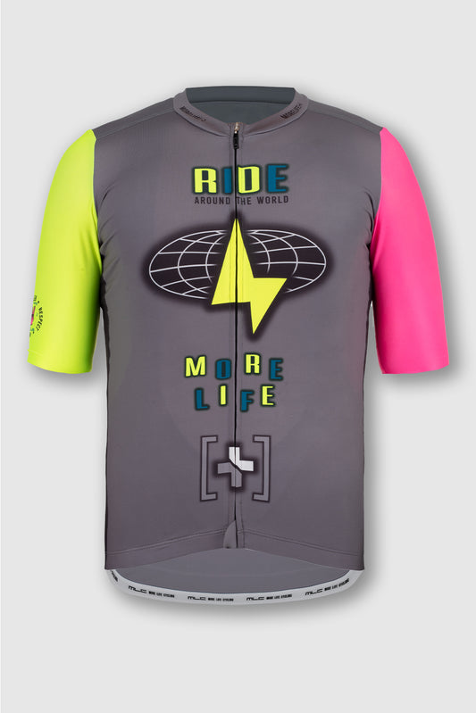 Jersey Unisex Competition Gris Rosa Neon