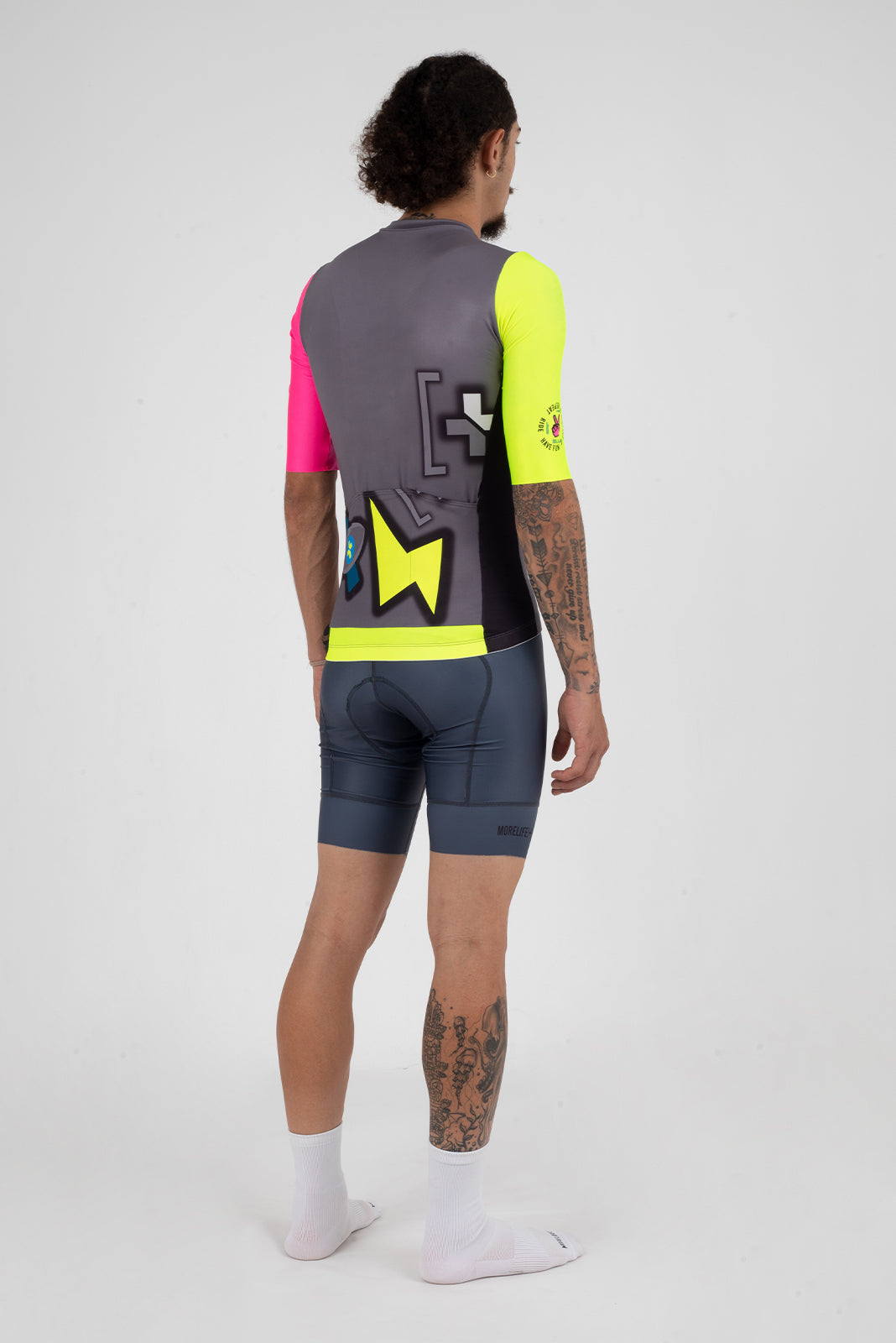 Jersey Unisex Competition Gris Rosa Neon