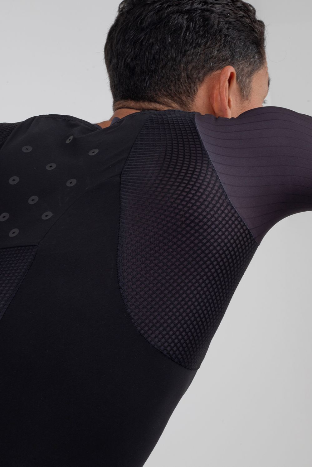 Trisuit Pro con Manga Negro Hombre