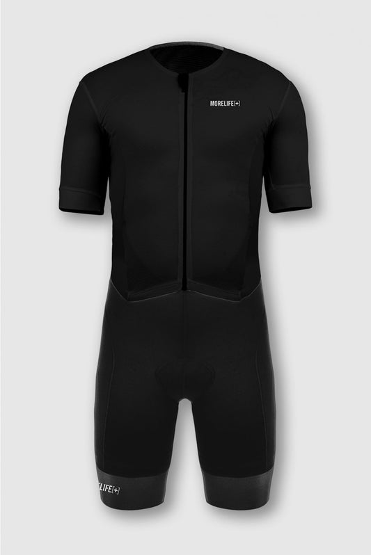 Trisuit con Manga Negro Hombre